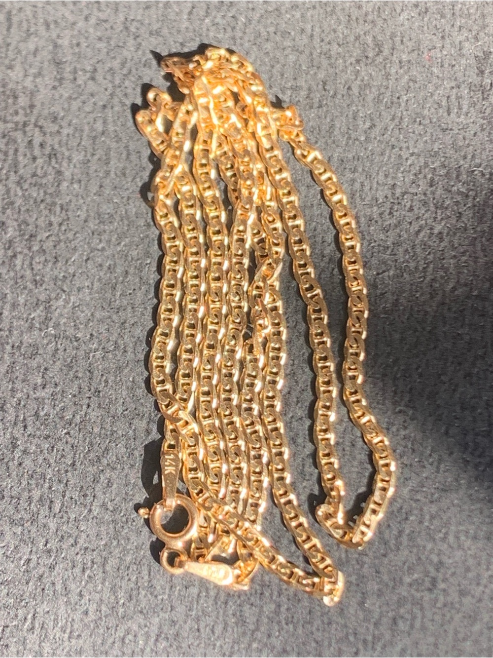 14k Gold  Women's Chain Necklace - Elegant Everyday Layering